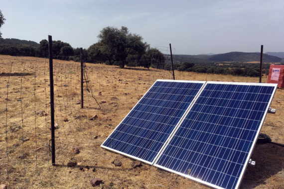 Bombeo Solar pozo depósito en Alía, Cáceres