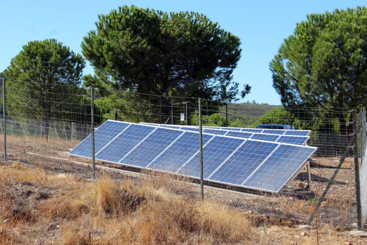 Instalación solar en finca en Alía, Cáceres